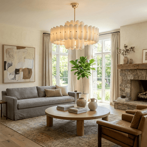 Seraphine Linear Fluted Glass Chandelier