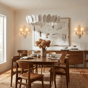 Orvella Plaster Disc Chandelier