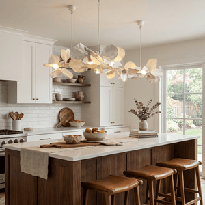 Blossom Branch Plaster Dining Chandelier