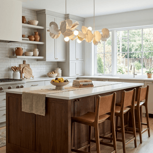 Blossom Branch Plaster Dining Chandelier