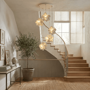 Petal Cascade Multi-Light Chandelier