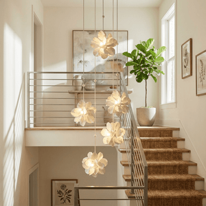 Petal Cascade Multi-Light Chandelier