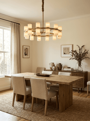 Tabitha Alabaster Chandelier