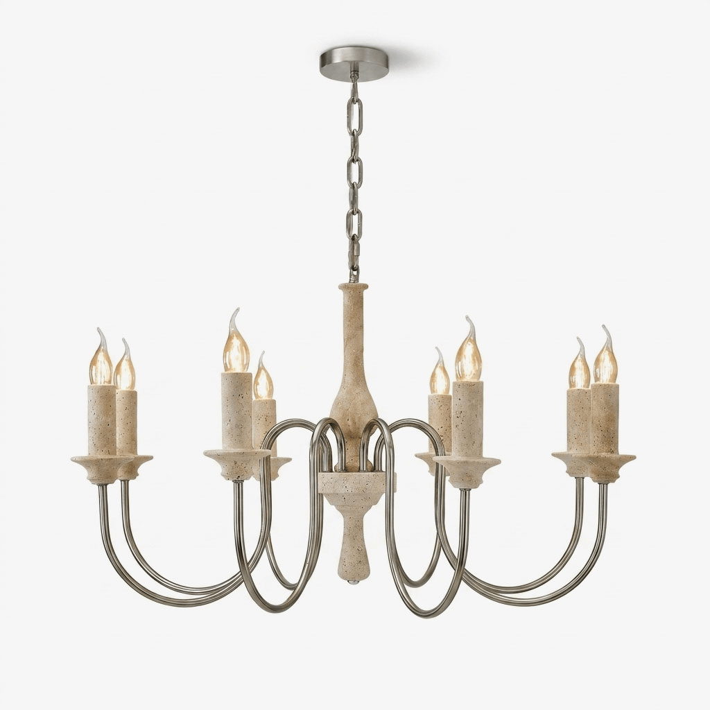 Veyrane Travertine Chandelier