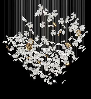 Sylvara Ceramic Blossom Chandelier