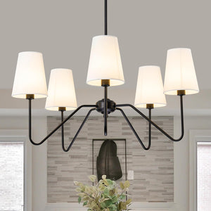 Lumos Black Chandelier