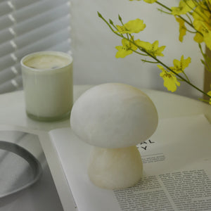 Alabaster Mushroom Table Lamp