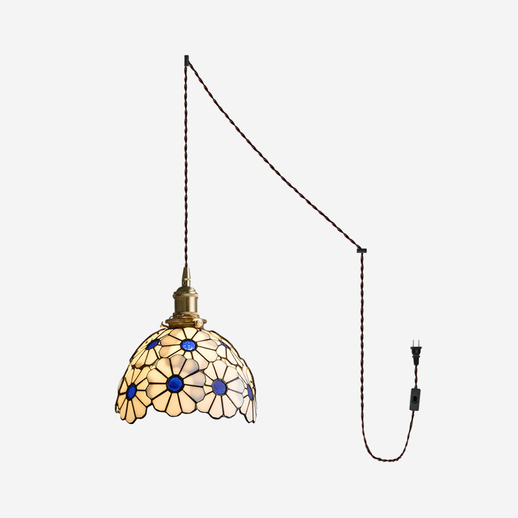 Suka Floral Plug In Pendant Lamp