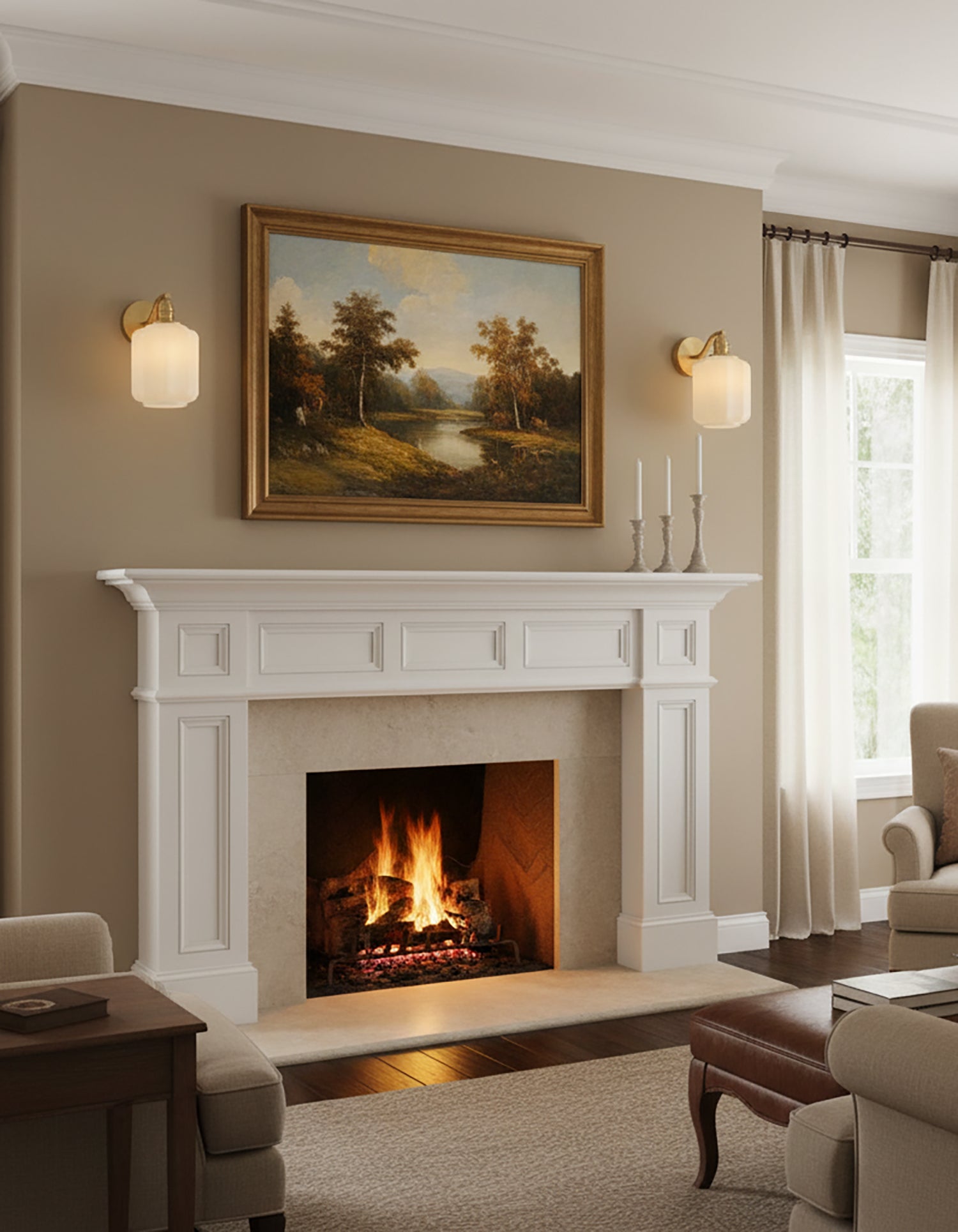 مصباح حائط هنري 5.9"- 9.8"