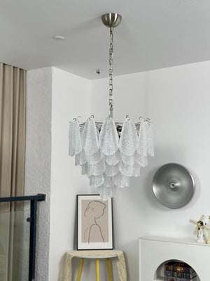 Glass Teardrop Chandelier