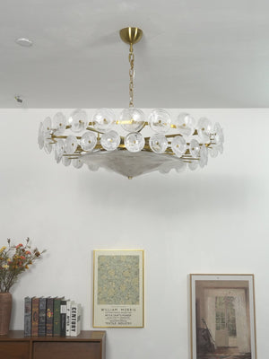 Solaris Disc Murano Chandelier
