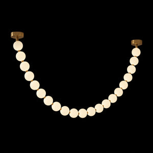Pearl Glass Necklace Balls Chandelier
