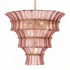 Calyra Tiered Glass Chandelier