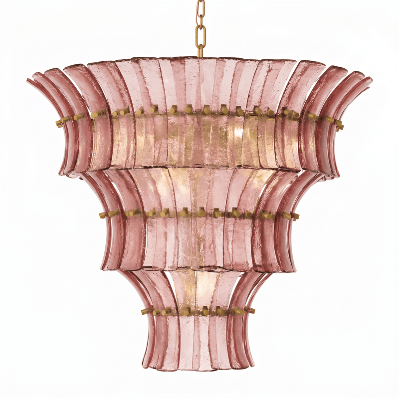 Calyra Tiered Glass Chandelier – detail 14