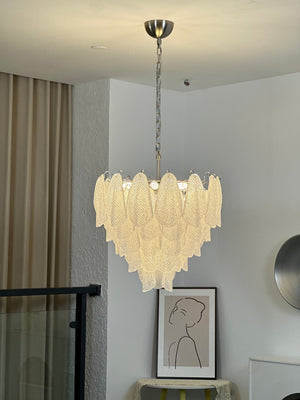 Glass Teardrop Chandelier