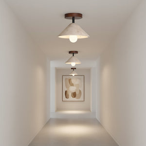 Sierra Travertine Ceiling Lamp