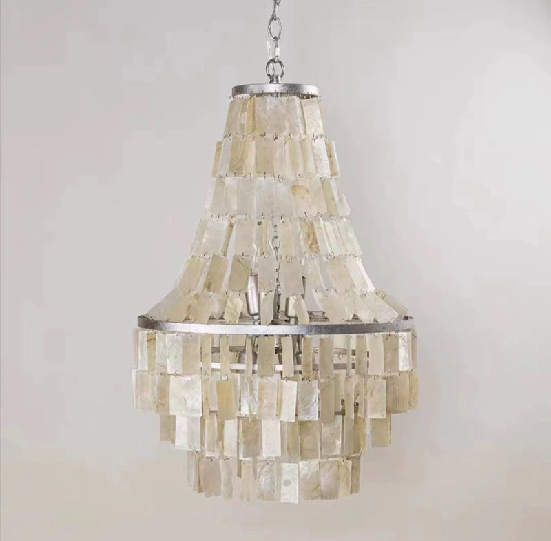 Boho Shell Tiered Chandelier – detail 9