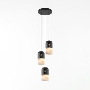 Duotone Capsule Alabaster Pendant Lamp
