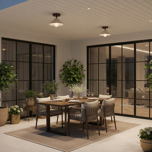 Sierra Travertine Ceiling Lamp