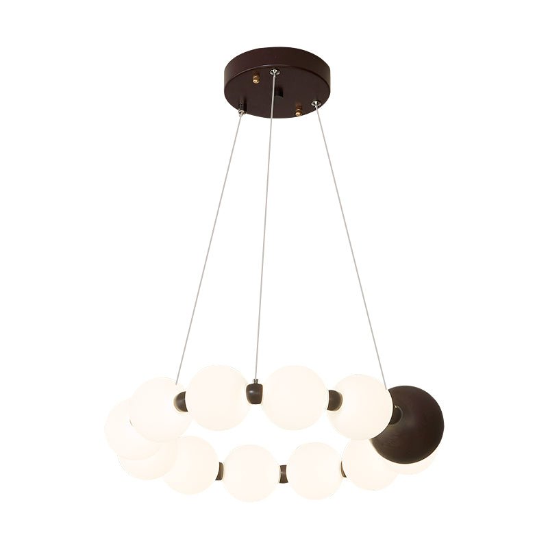 Celestial Bead Ring Chandelier – detail 10