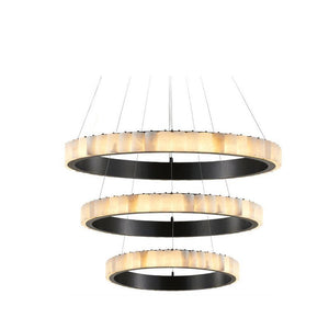 Alabaster Avalon Halo Chandelier