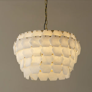 Hexa Cloud Alabaster Pendant Light
