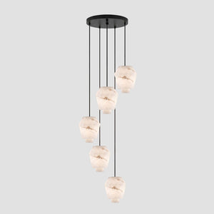 Elvian Alabaster Pendant Light