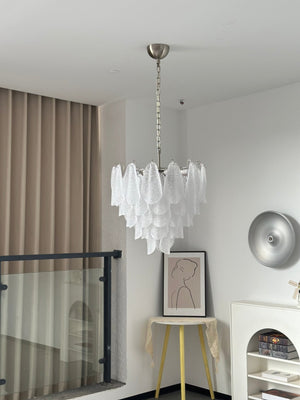 Glass Teardrop Chandelier