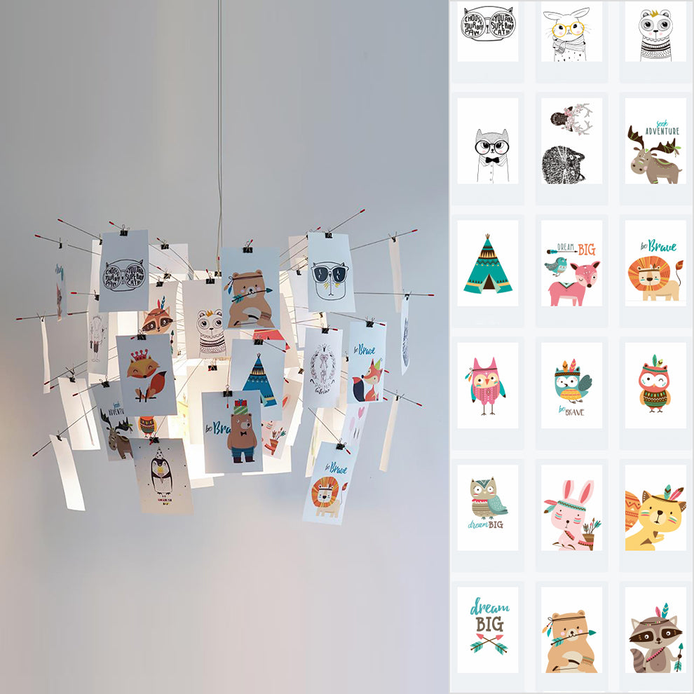 Mina Paper Chandelier