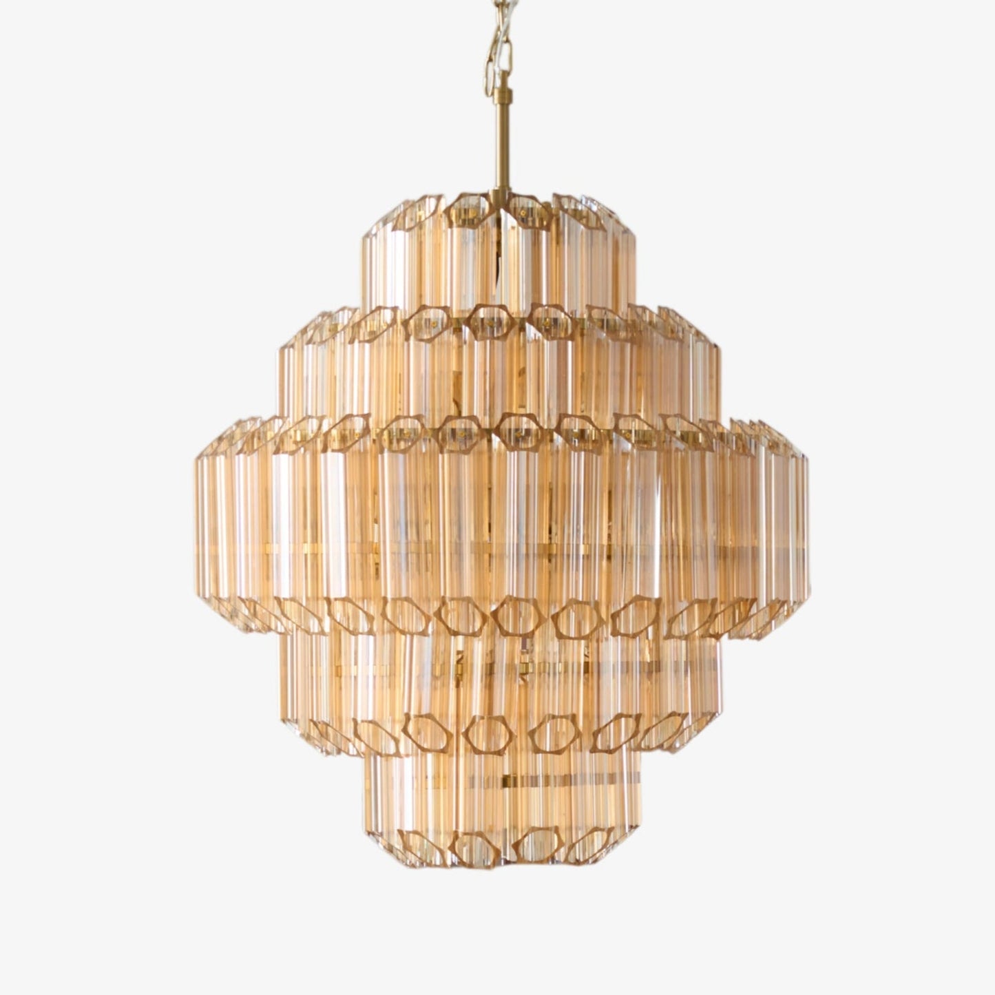Aurum Cascade Glass Chandelier