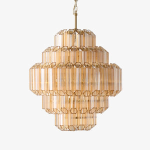 Aurum Cascade Glass Chandelier