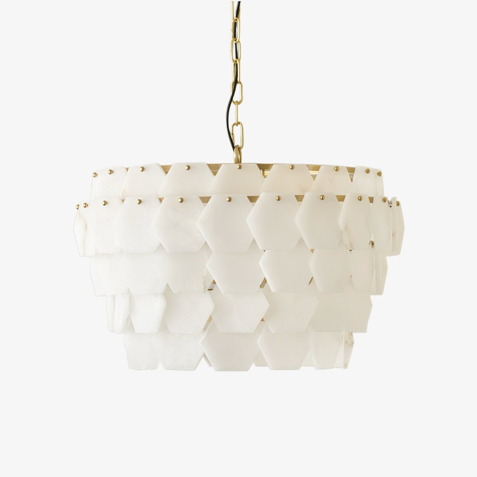 Hexa Cloud Alabaster Pendant Light