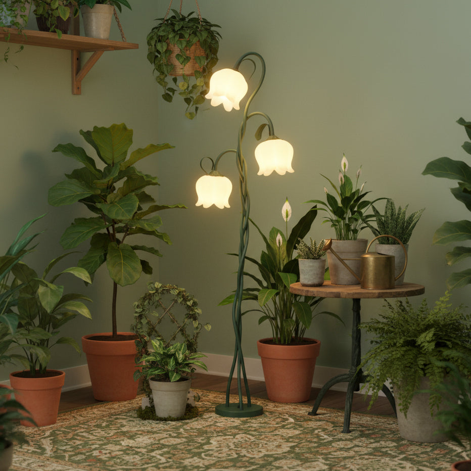 floor lamps for indoor plants Twist Tulip Flower Floor Lamp