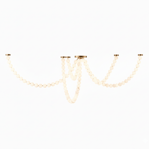 Pearl Glass Necklace Balls Chandelier