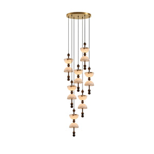 Duo Alabaster Pendant Lamp