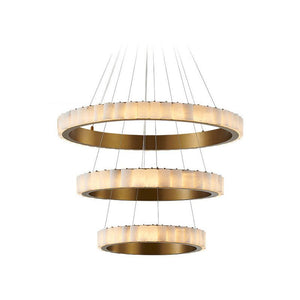 Alabaster Avalon Halo Chandelier