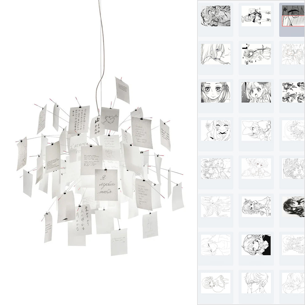 Mina Paper Chandelier