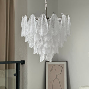 Glass Teardrop Chandelier