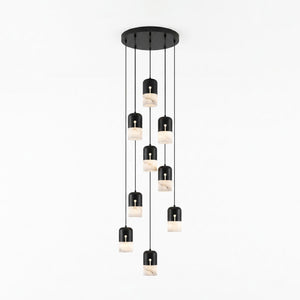 Duotone Capsule Alabaster Pendant Lamp