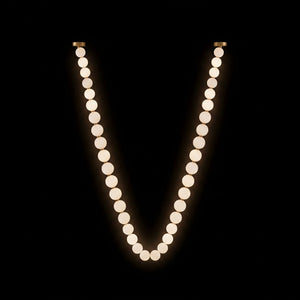 Pearl Glass Necklace Balls Chandelier