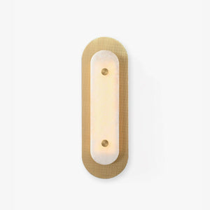 Aurelia Perforated Alabaster Wall Sconce