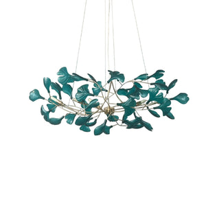 Acrylic Ginkgo Leaf Chandelier