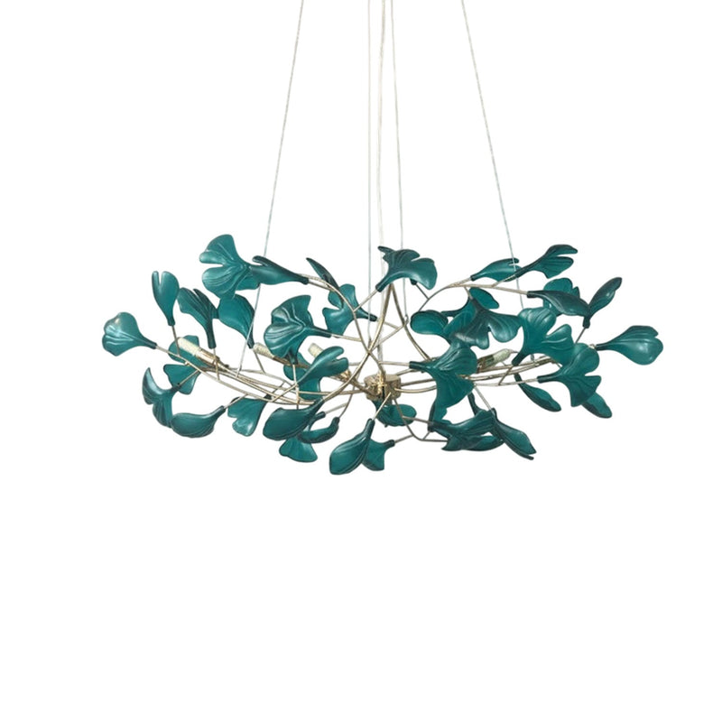 Acrylic Ginkgo Leaf Chandelier