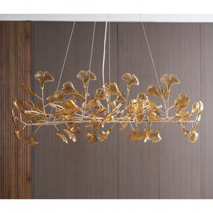Acrylic Ginkgo Leaf Chandelier