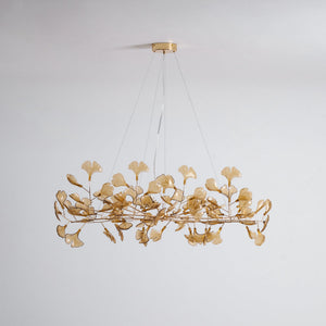 Acrylic Ginkgo Leaf Chandelier