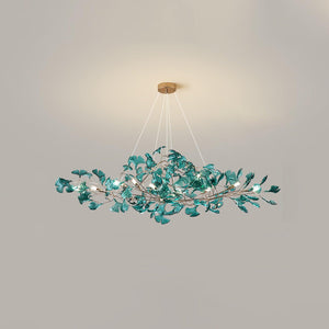 Acrylic Ginkgo Leaf Chandelier