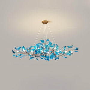 Acrylic Ginkgo Leaf Chandelier