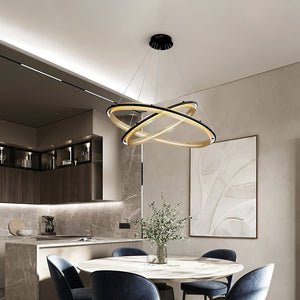 Acrylic LED Round Chandelier