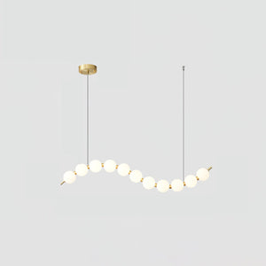 Acrylic Pearl Necklace Chandelier