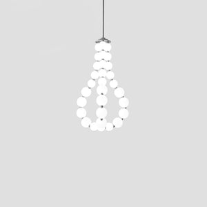 Acrylic Pearl Necklace Chandelier